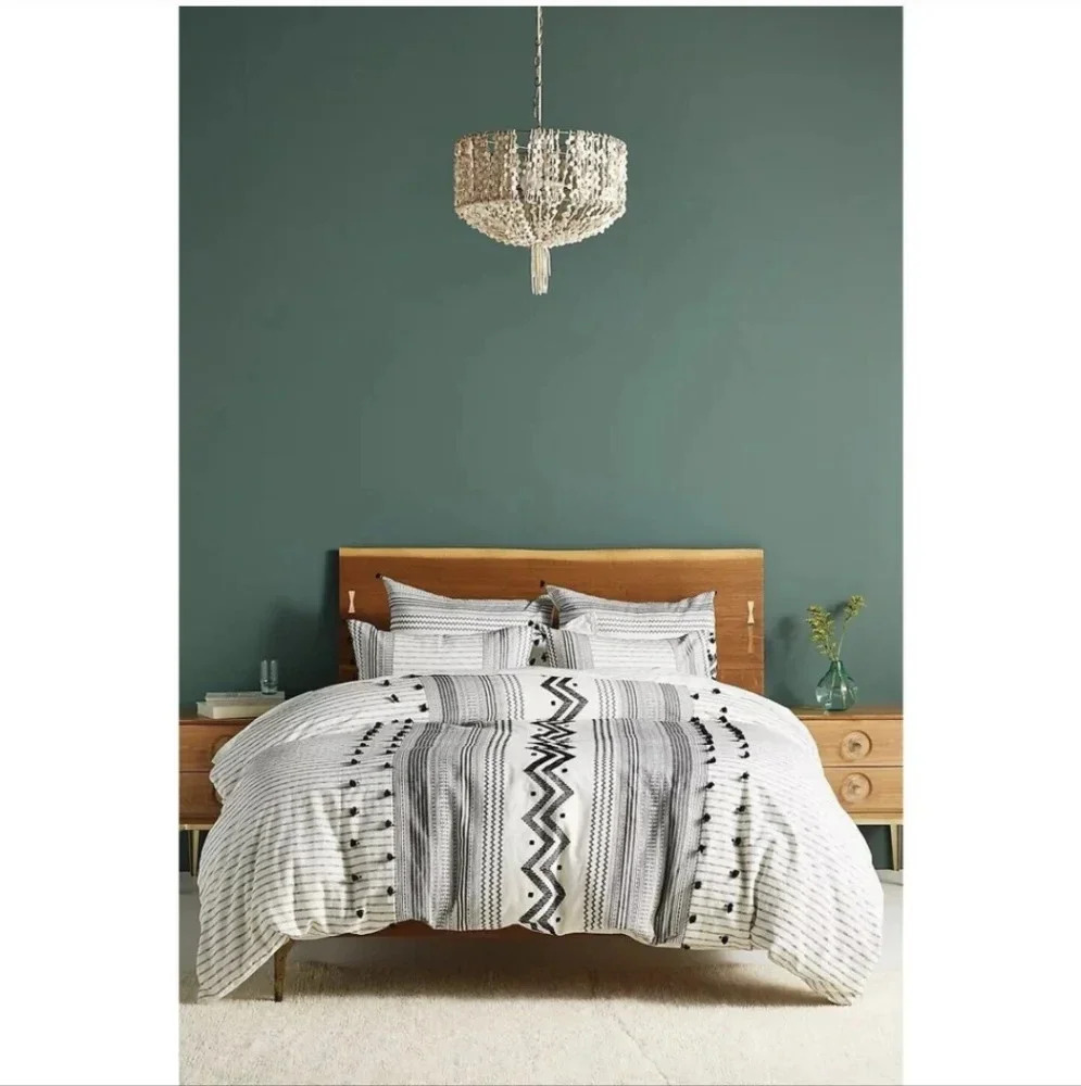 NWT Anthropologie Embellished Pendana Duvet Cover